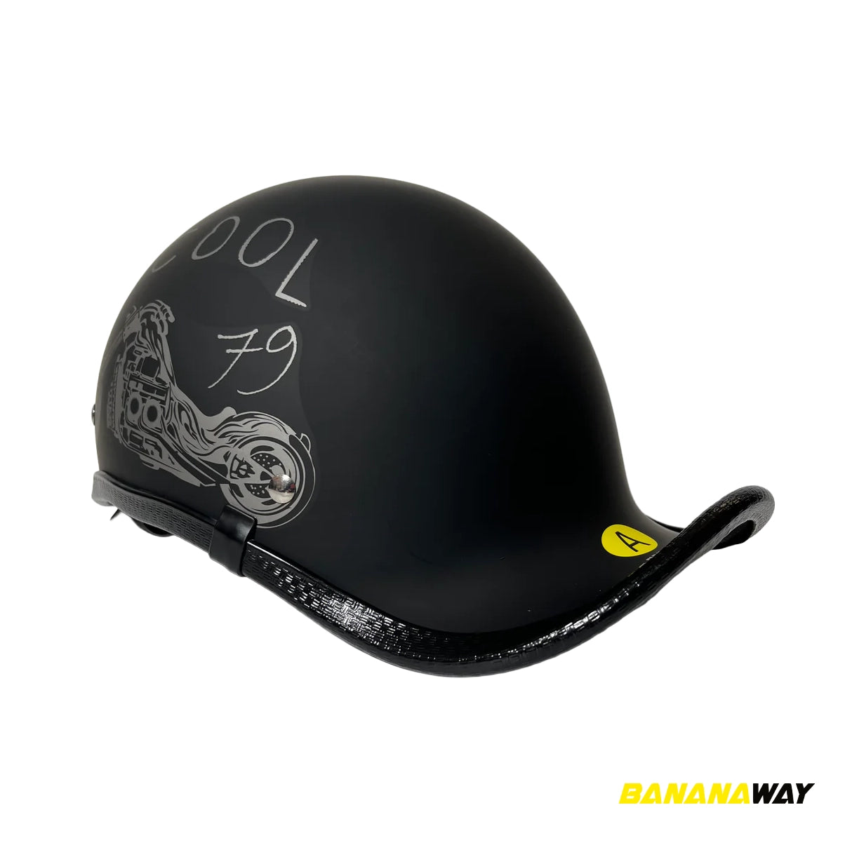 Casco BW-MW-LV-06 Negro Mate Harley