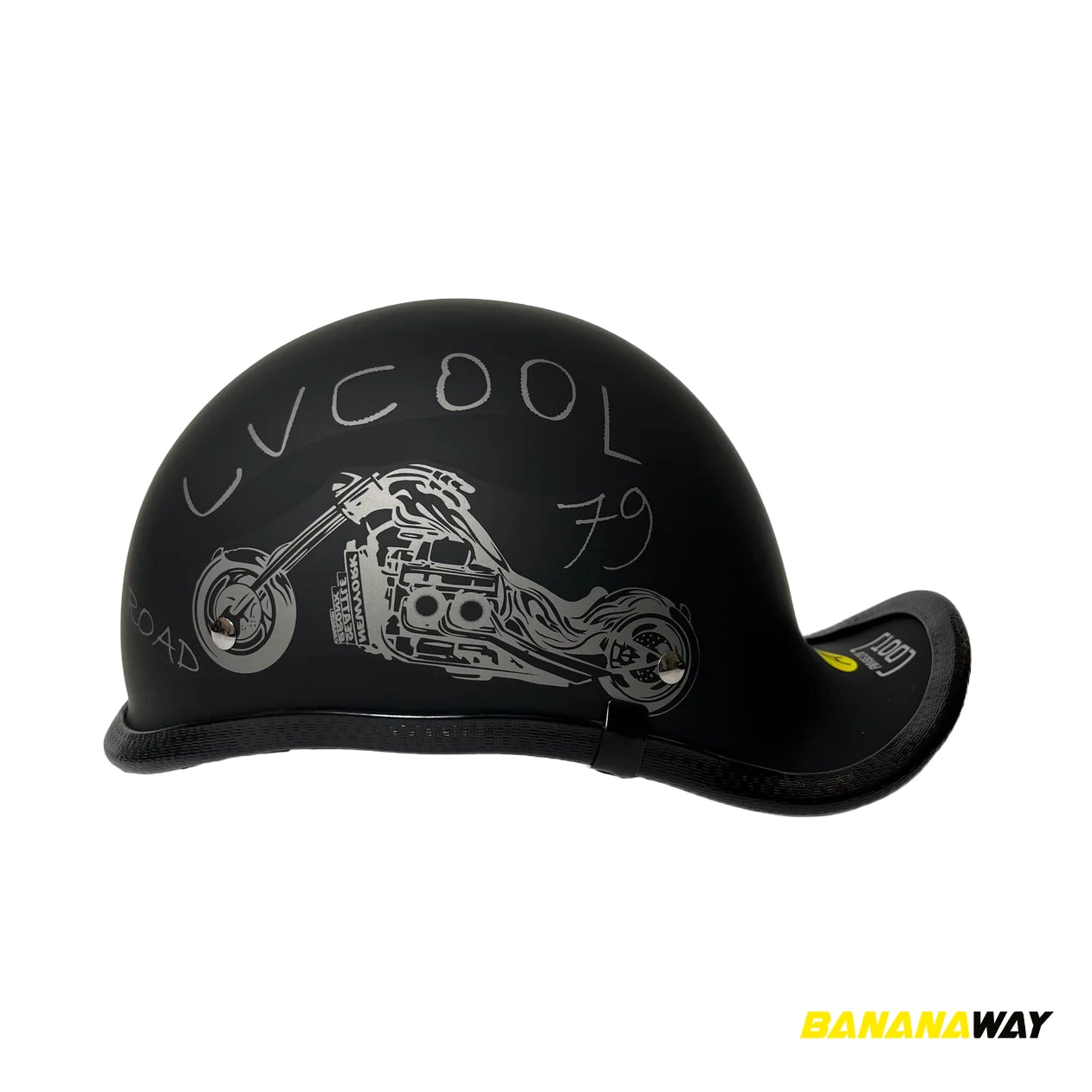 Casco BW-MW-LV-06 Negro Mate Harley