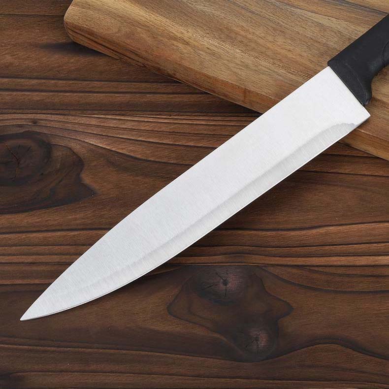 Juego de cuchillos Carver de 15 piezas - Acero inoxidable con bloque de madera y afilador