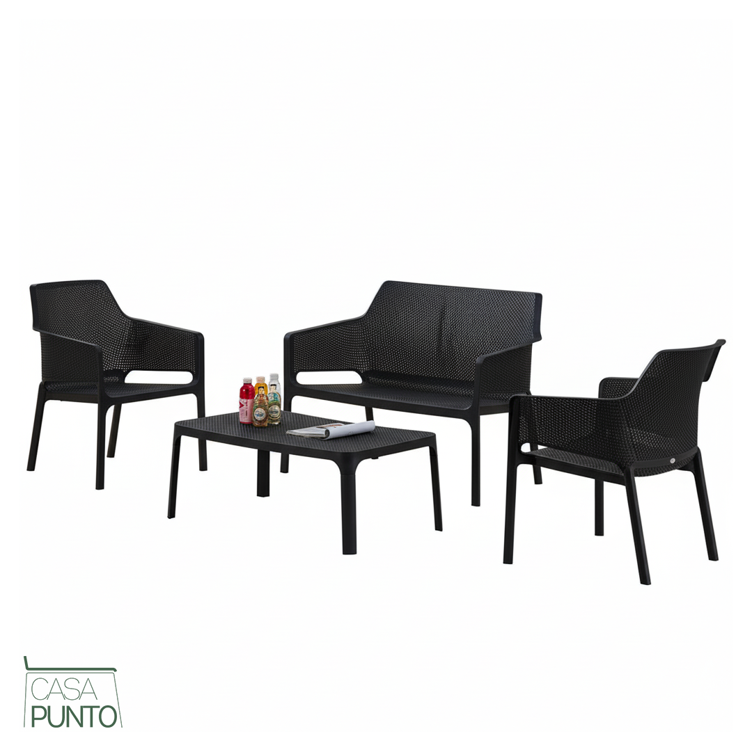 Juego de patio exterior Jika de 4 piezas