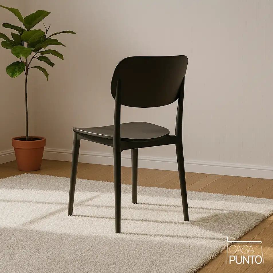 Silla de comedor apilable Hirus