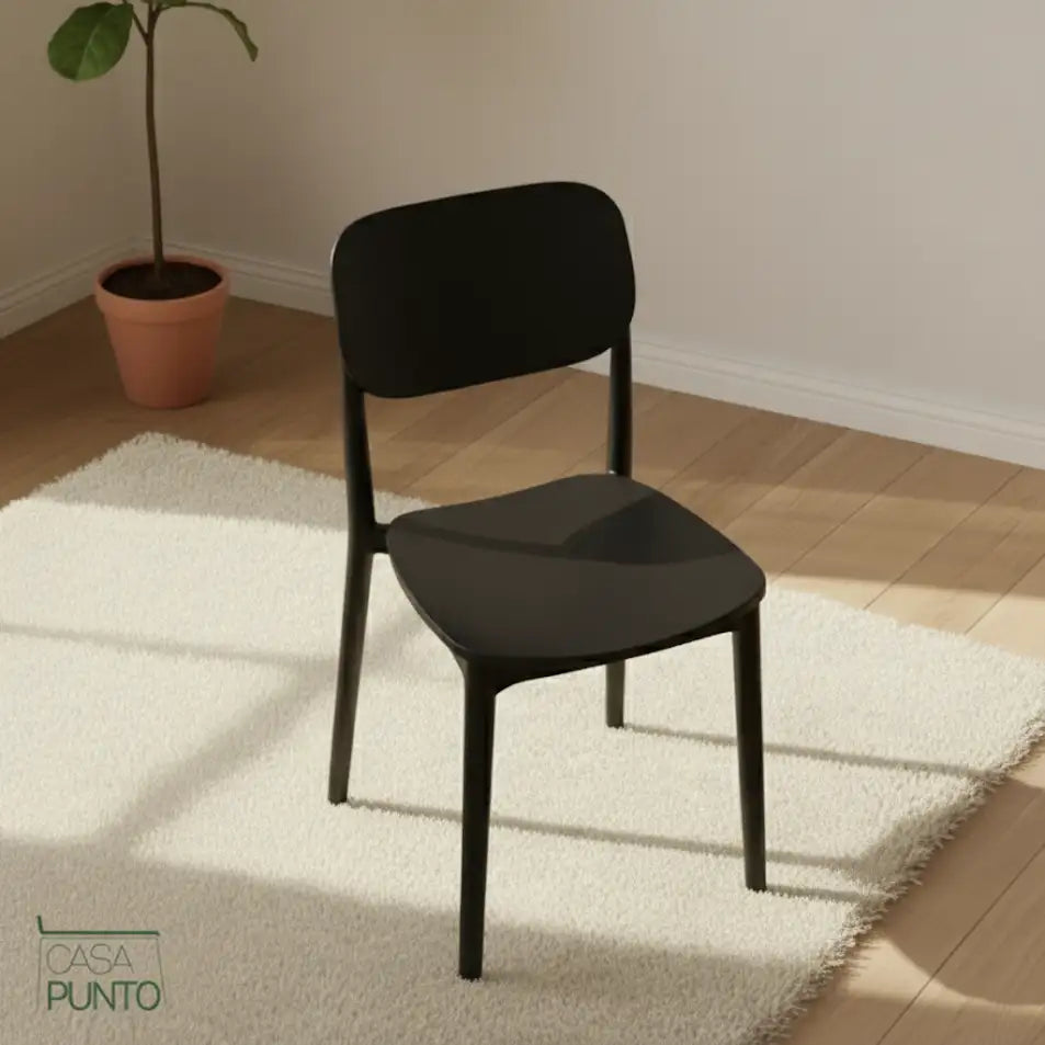 Silla de comedor apilable Hirus