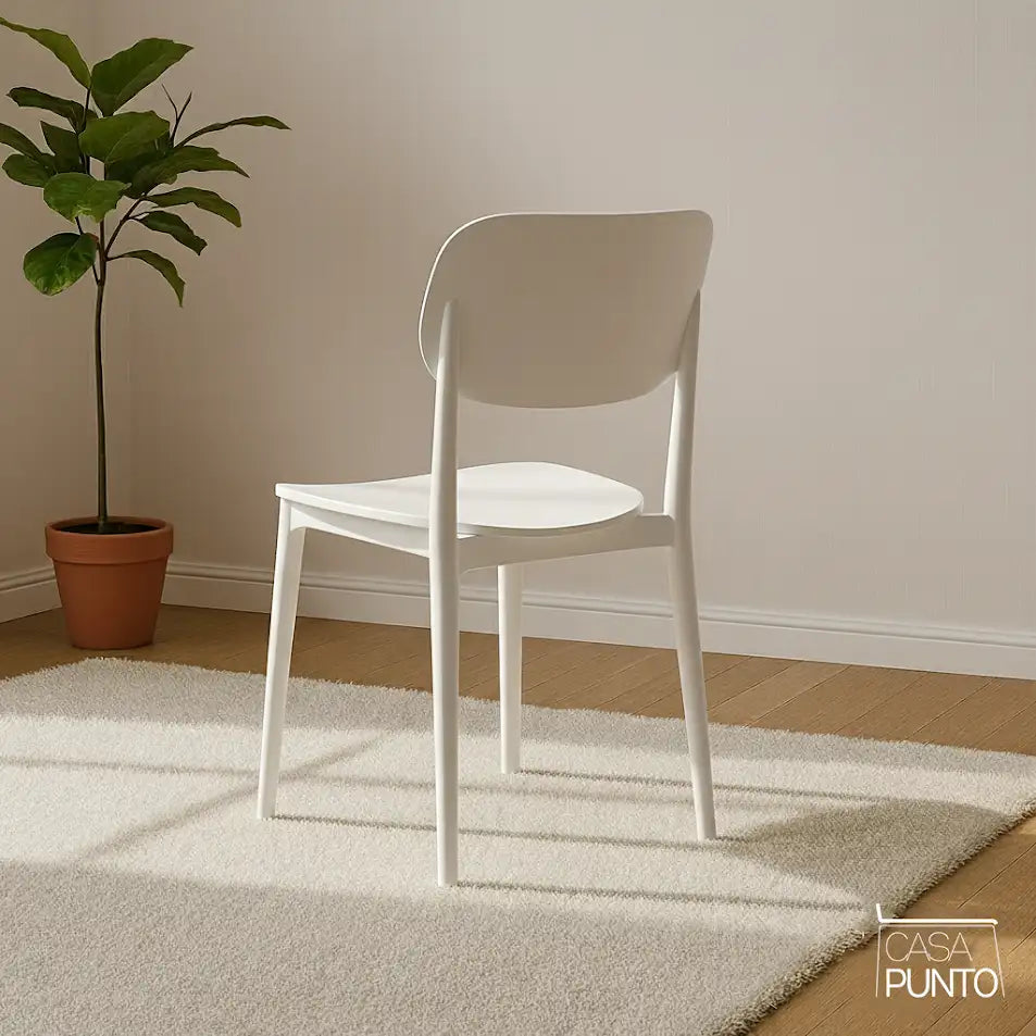 Silla de comedor apilable Hirus