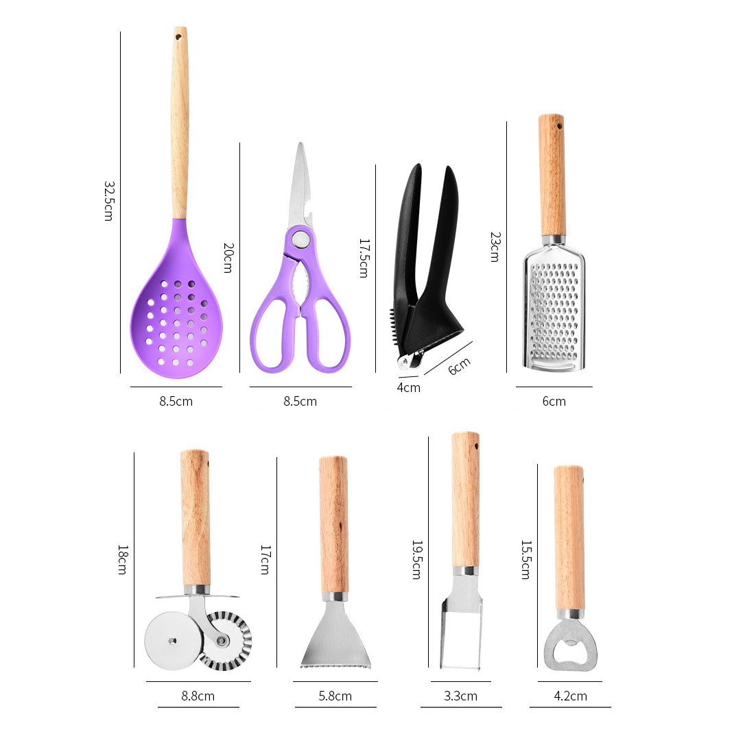 Lyra 20-Piece Kitchen Knife & Cookware Set