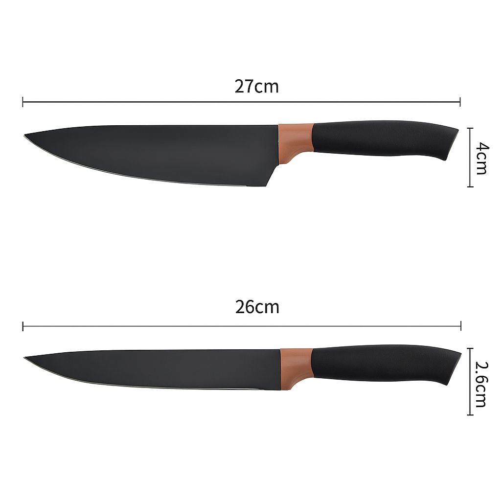 Juego de utensilios de cocina y cuchillos de cocina Brianna de 18 piezas