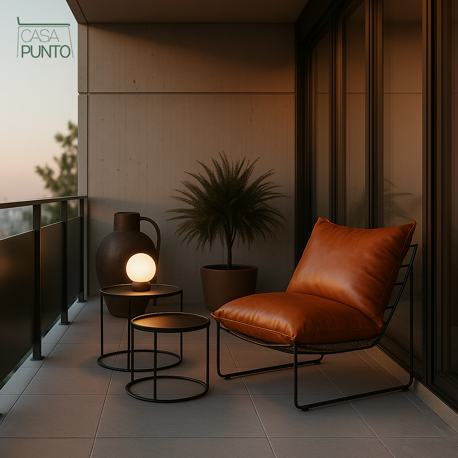 Saga Lazy Chair - Modern Lounge Armchair with Houndstooth Pattern