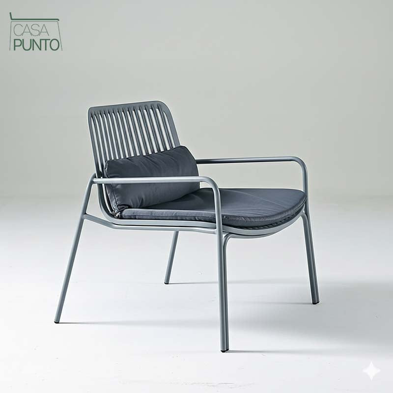 Sillón nórdico individual Linnea con cojines