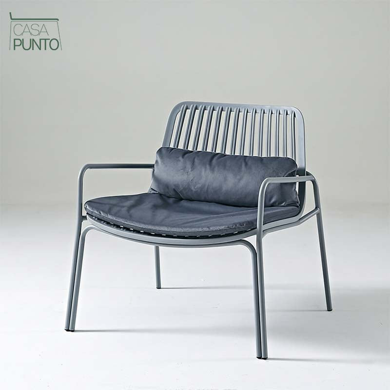 Sillón nórdico individual Linnea con cojines