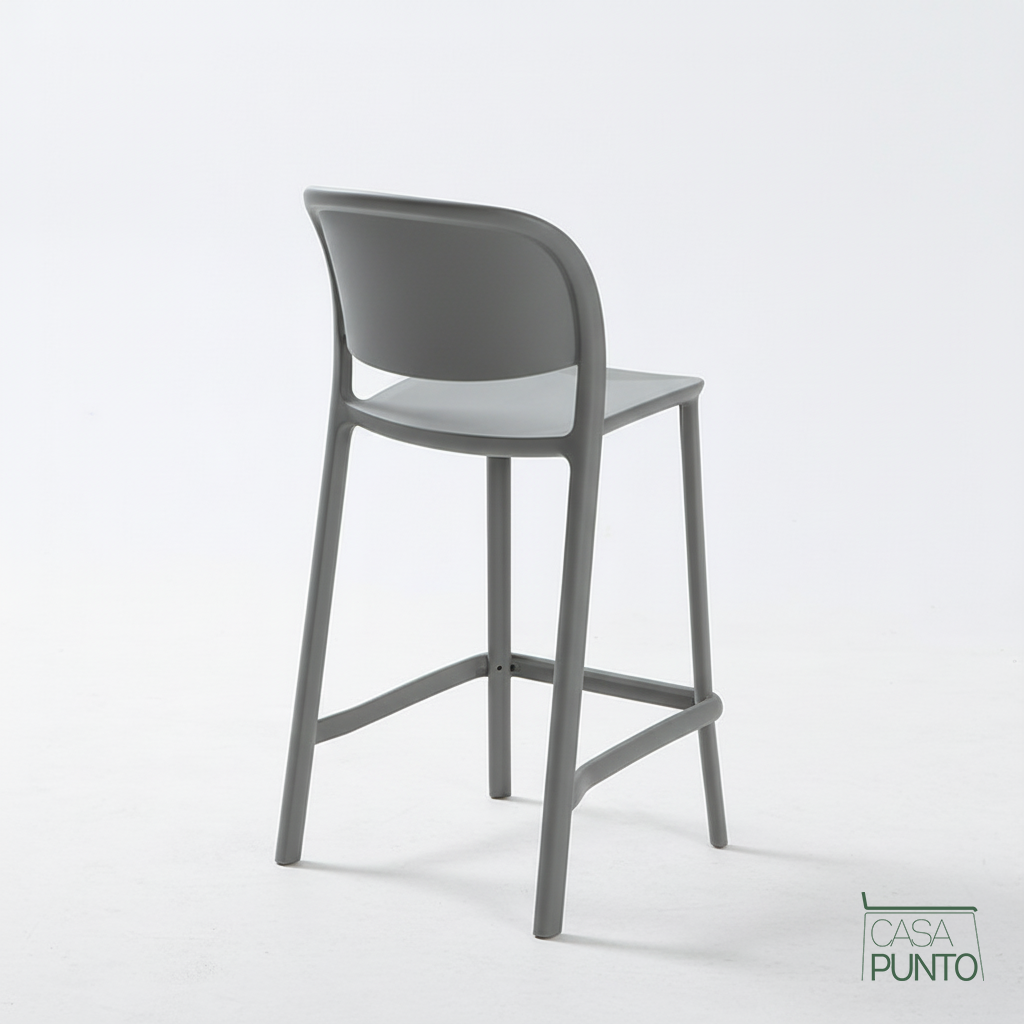 Taburete de bar Frida - Trona moldeada