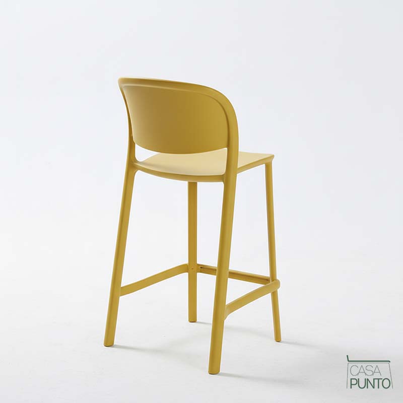 Taburete de bar Frida - Trona moldeada