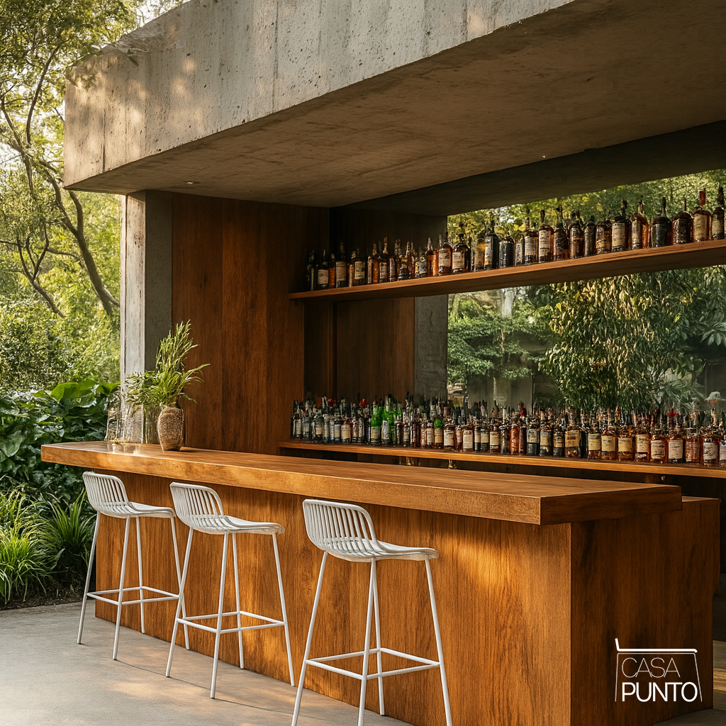 Taburete de bar Kerstin - Trona de metal estilo nórdico