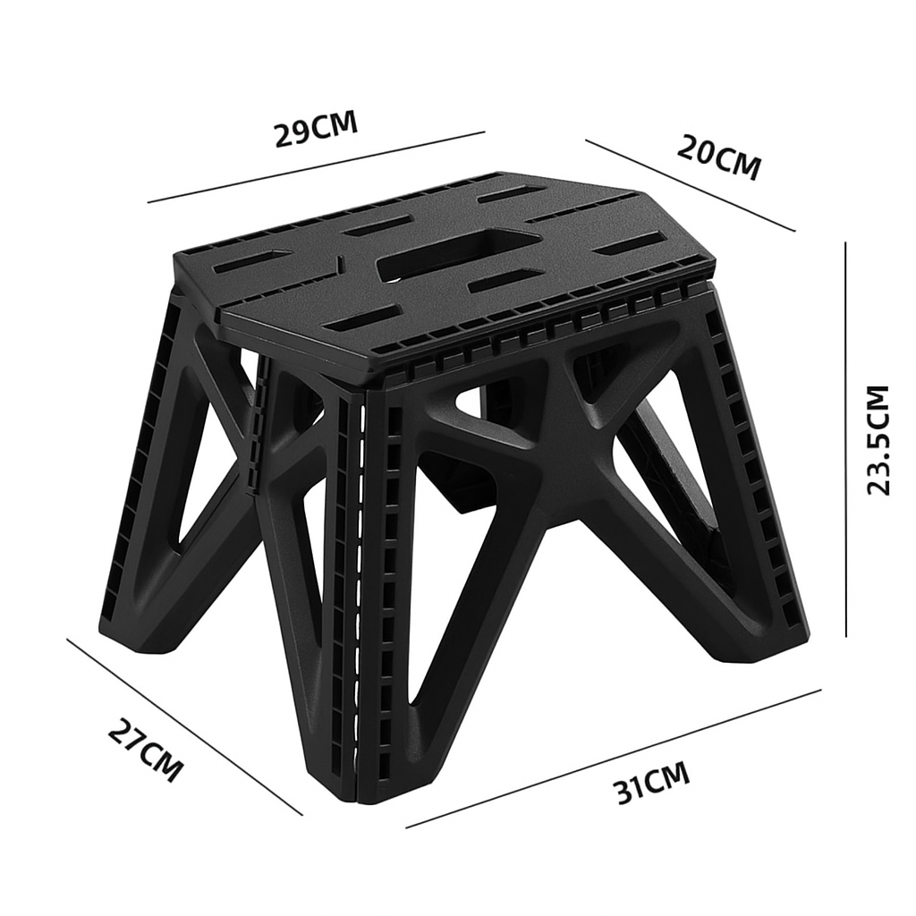 Itam Taburete plegable de alta resistencia - Taburete de cocina portátil antideslizante