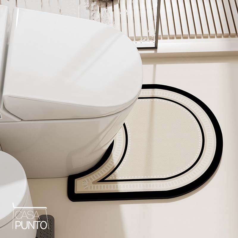 Juego de alfombrillas de baño de secado rápido Wilma de 3 piezas