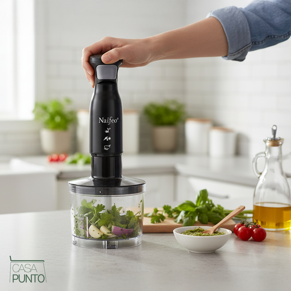 Jill 4-in-1 Hand Blender Set - Whisk & Beaker