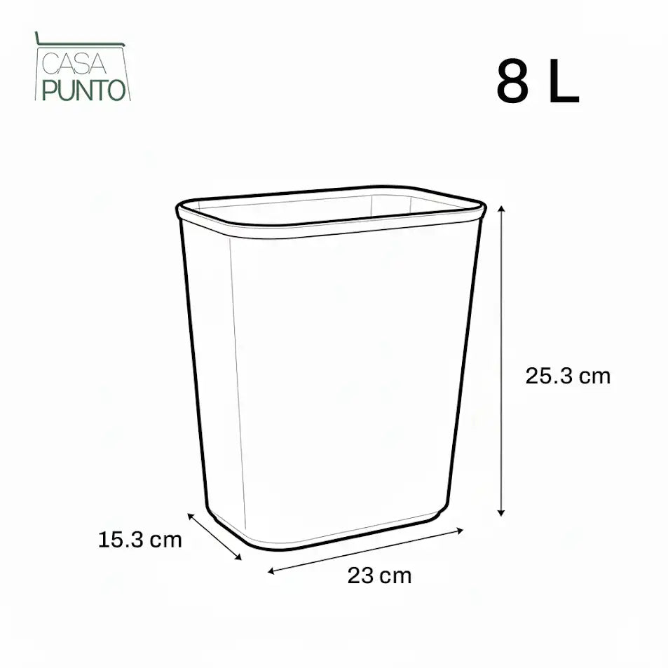Papelera Ignífuga Christof 8L - Papelera