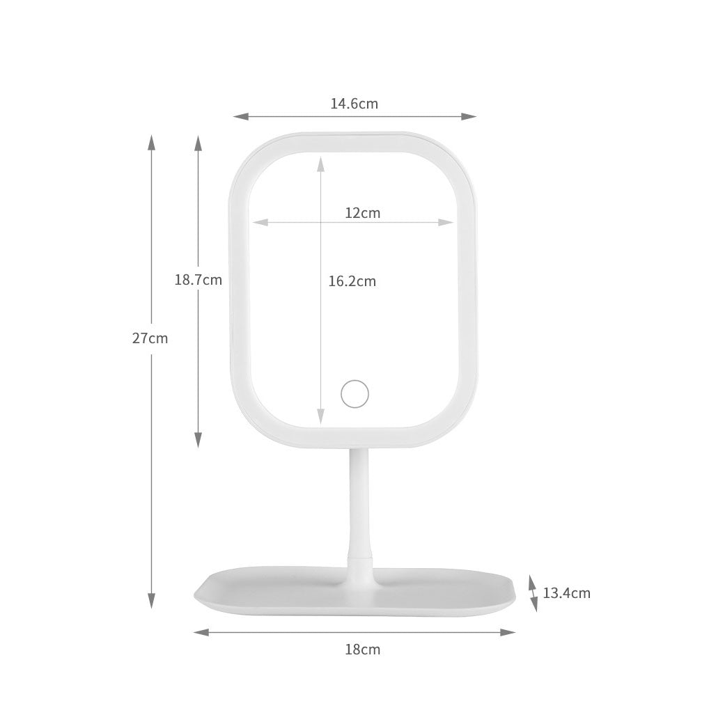 Espejo de maquillaje LED Stella - Espejo con luz ajustable