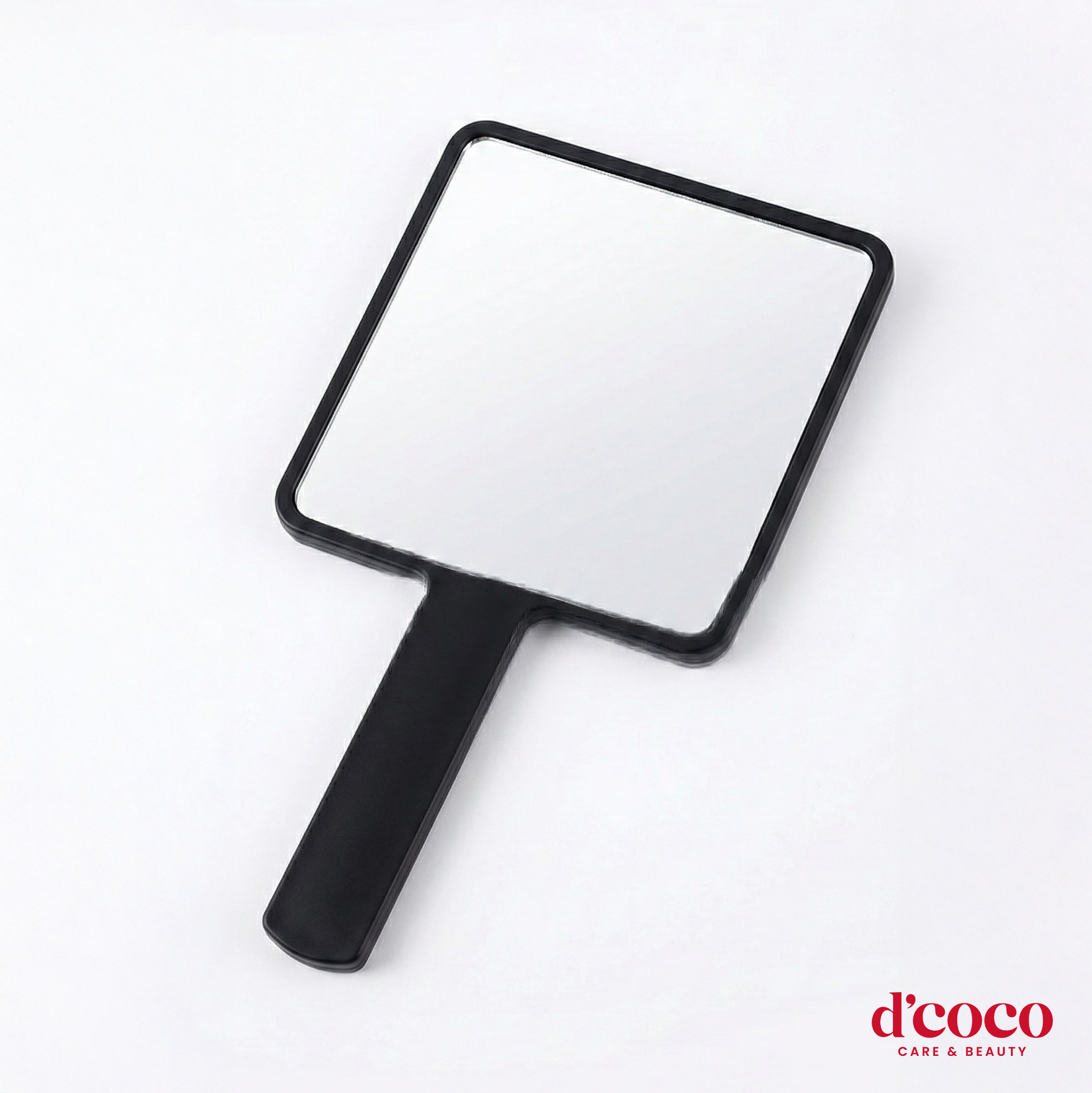 Elsa Professional Square Handle Mirror - Ergonomic Handheld Beauty Mirror