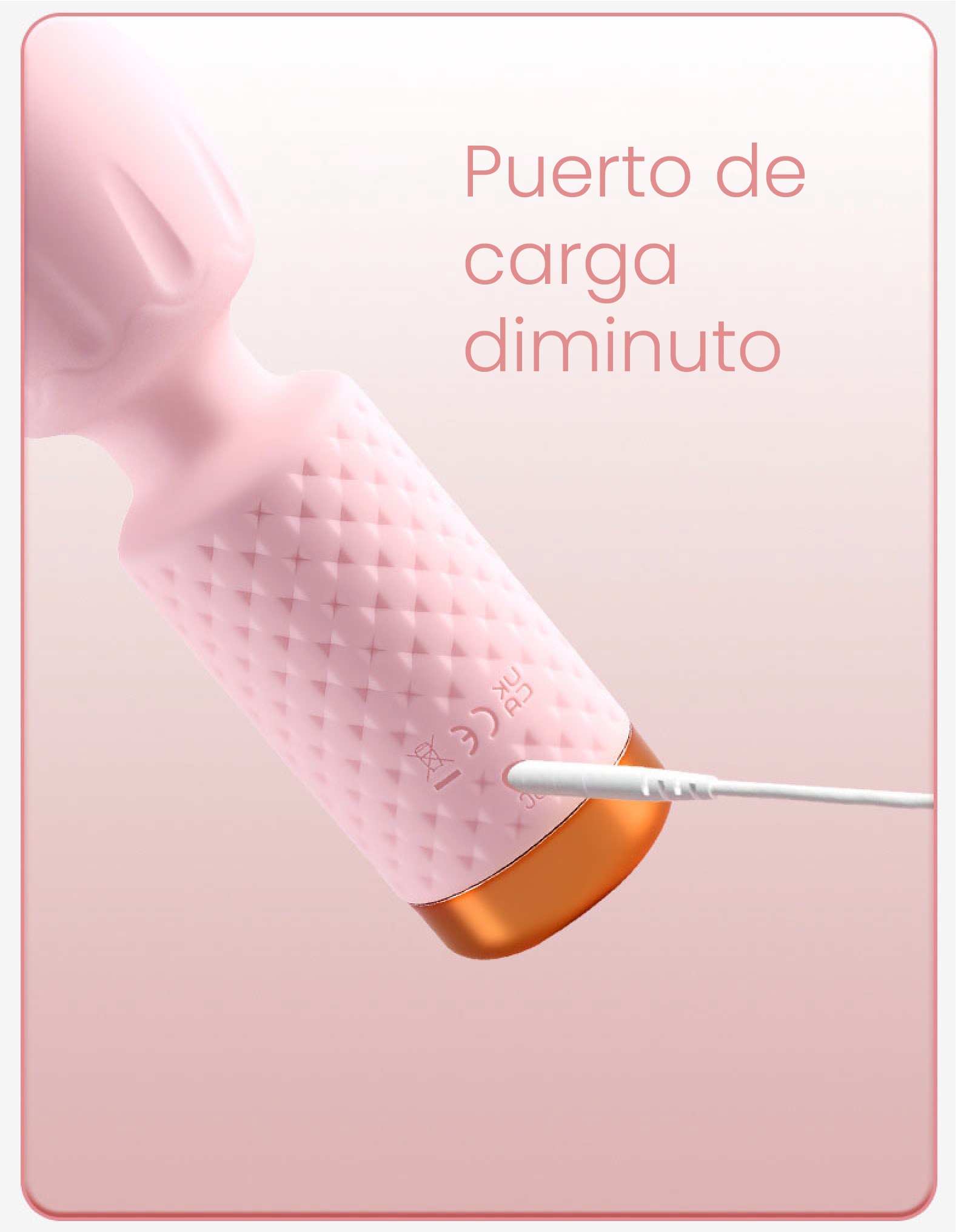 Super Vibrating Mini AV Stick - 10 Modes Rechargeable Waterproof Massager